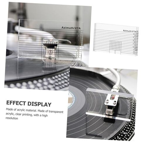Alipis Vinyl Record Player Azimuth Ruler Measurement Tool for Accurate Tonearm Alignment Premium Calibration Accessory for Turntable Enthusiasts in Saudi Arabia