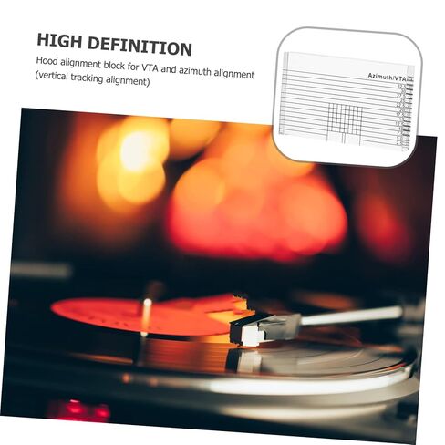 Alipis Vinyl Record Player Azimuth Ruler Measurement Tool for Accurate Tonearm Alignment Premium Calibration Accessory for Turntable Enthusiasts in Saudi Arabia