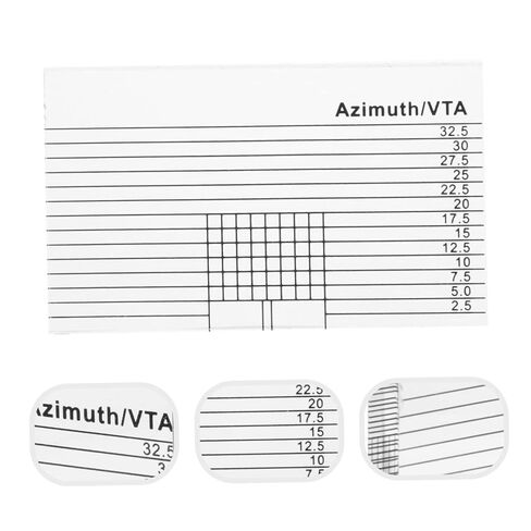 Alipis Vinyl Record Player Azimuth Ruler Measurement Tool for Accurate Tonearm Alignment Premium Calibration Accessory for Turntable Enthusiasts in Saudi Arabia