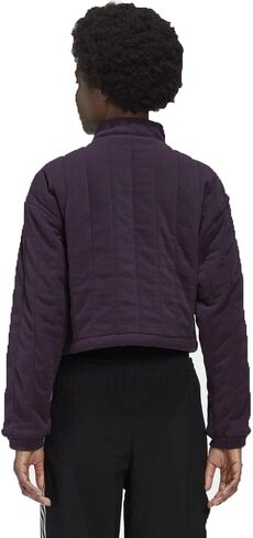 adidas Originals Women's Sweatshirt 1/2 Zip Pullover, Noble Purple in Saudi Arabia