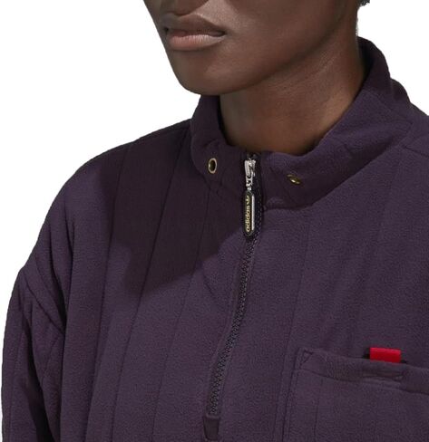 adidas Originals Women's Sweatshirt 1/2 Zip Pullover, Noble Purple in Saudi Arabia