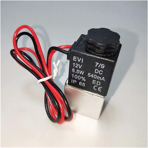 DC12V Solenoid Valve 1/4 1/8 Inch 2Way Normally Open Direct-Acting Pneumatic Valves Water Air Gas Hot Useful in Saudi Arabia