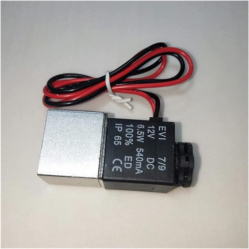 DC12V Solenoid Valve 1/4 1/8 Inch 2Way Normally Open Direct-Acting Pneumatic Valves Water Air Gas Hot Useful in Saudi Arabia