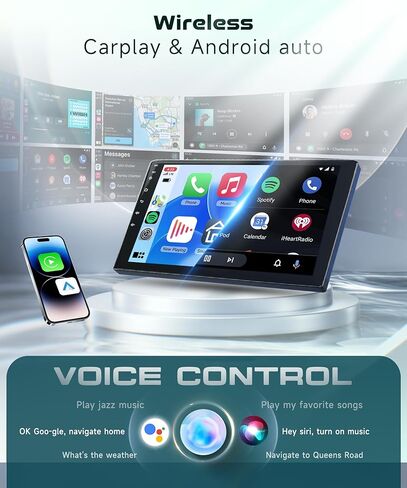 2G+64G Car Radio Stereo with HiFi Audio for Honda Civic 2001-2005, Wireless CarPlay/Android Auto 9 Inch HD Touch Screen Android 13 GPS WiFi Bluetooth FM/RDS EQ HD Backup Camera in Saudi Arabia