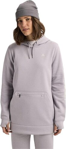 Burton Women's Oak Long Pullover Hoodie — Technical Sweatshirt with Tunic Cut & Quick-Drying Fleece in Saudi Arabia
