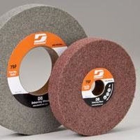 Dynabrade 78356: 6" Dia. X 1" W X 1" Ch 9S Fine S/C Dynabrite Deburring Convolute Wheel in Saudi Arabia