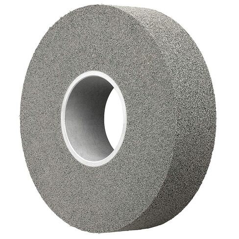 3M Scotch-Brite XL-WL Convolute Aluminum Oxide Medium Deburring Wheel - Medium Grade - Arbor Attachment - 14 in Dia 8 in Center Hole - Thickness 2 in - 2550 Max RPM - 13623 [PRICE is per WHEEL] in Saudi Arabia