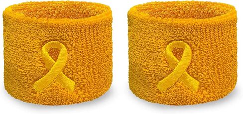 سوار معصم مطرز بشريط للتوعية بالسرطان (عصابة رأس) - زوج واحد in Kuwait