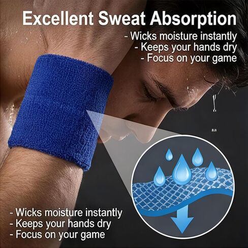 8 قطع من أربطة المعصم للرجال والنساء وأساور المعصم وأساور كرة السلة والتنس وأساور معصم مرنة لرياضة معصمه لكرة السلة والتنس وكرة القدم والجري والرياضات الخارجية in Kuwait