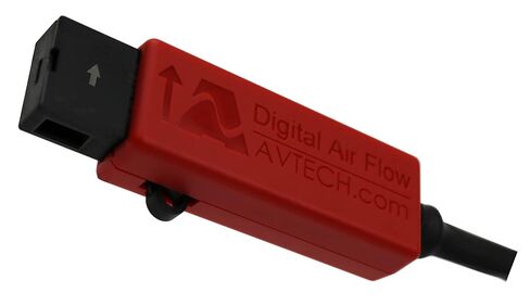 تنبيه الغرفة الرقمي لدرجة الحرارة ومستشعر تدفق الهواء - مراقبة تدفق الهواء ودرجة الحرارة المحيطة في الوقت الحقيقي in Kuwait