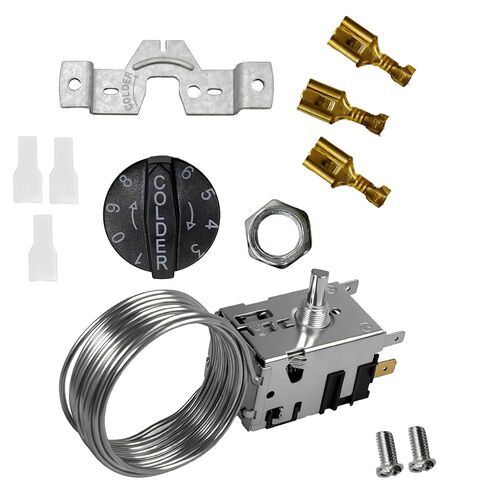 800366 Temp Control Kit Compatible with True Refrigeration Replace 077B6806, 077B7172, 988282 | 76" Coil Sensing Thermostat in Kuwait