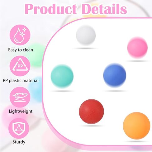 MAQUITA 150 Pack Table Tennis Balls, 40mm Colored Plastic Balls Beer Ball Bulk with 2 Pack Marker Pen, Washable Small Game Ball for Games, Arts and Craft, Party Decor, Pet Toys in Saudi Arabia