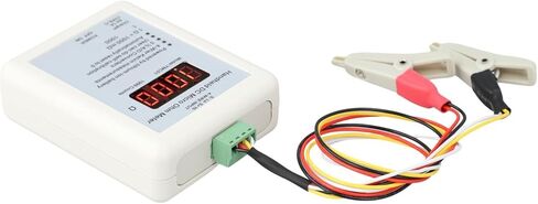 YMC01 Portable DC Milliohm Meter Digital Low Resistance Tester With Four-Wire Kelvin Testing For Transformer Motor Coil Resistance Measurement Type-C Charging 2R Range(Small clip 2R) in Saudi Arabia