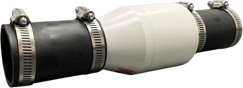 2069 Silent Sump Check Valve, 1-1/2" Inline Check Valve with ABS Housing, Rubber Hose Couplings & Stainless Steel Clamps – Part# 4420-465 in Kuwait