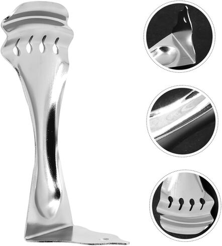 BESPORTBLE 4 Metal Tailpiece for String Guitar Durable Bridge Accessory Smooth Edges for Resonator Guitar Replacement for Guitarists Elegant Design for Enhanced Playability in Saudi Arabia