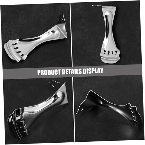 BESPORTBLE 4 Metal Tailpiece for String Guitar Durable Bridge Accessory Smooth Edges for Resonator Guitar Replacement for Guitarists Elegant Design for Enhanced Playability in Saudi Arabia