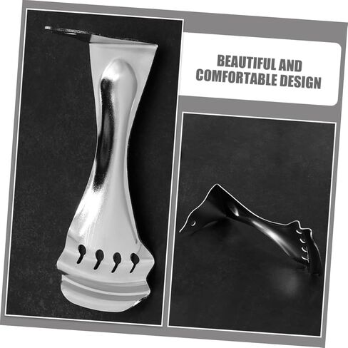 BESPORTBLE 4 Metal Tailpiece for String Guitar Durable Bridge Accessory Smooth Edges for Resonator Guitar Replacement for Guitarists Elegant Design for Enhanced Playability in Saudi Arabia