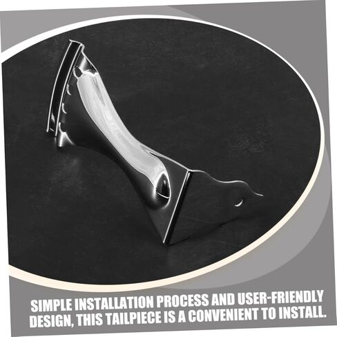 HANABASS 4 Guitar Tailpiece Metal Construction for Strings Resonator Guitar Durable Replacement Part with Sleek Design for Professionals and Enhancing Performance in Saudi Arabia