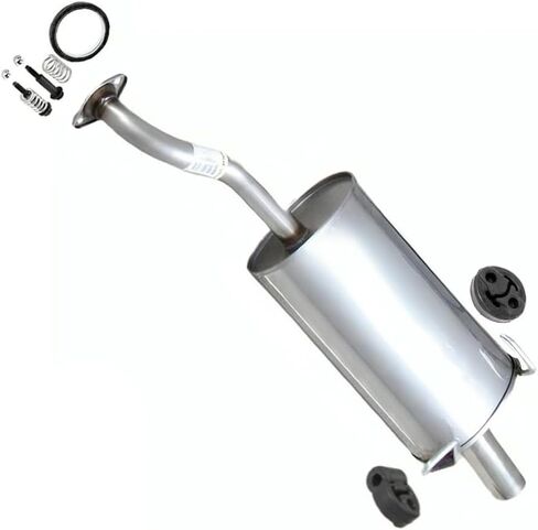 أنبوب مرنان العادم متوافق لعام 2007-2009 هوندا CR-V 2.4L | الفولاذ المقاوم للصدأ | العادم الشمالي الشرقي | شملت حشيات حرة ، مشبك ، وجماعة الترباس | جزء استبدال السيارات in Kuwait