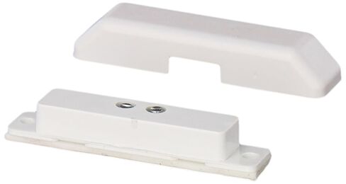 NC1010TW/ST - مجموعة مفاتيح/مغناطيس طرفية لاصقة، حواف تثبيت طرفية مقطوعة، غطاء سهل التركيب (10 عبوات) in Kuwait