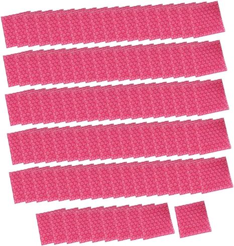 100 قطعة من أكياس فقاعات الحب على شكل قلب، أكياس إسفنجية مزدوجة الجدران، أغطية عبوات مناسبة لتخزين MOV، أحمر وردي، S in Kuwait