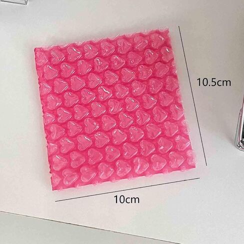 100 قطعة من أكياس فقاعات الحب على شكل قلب، أكياس إسفنجية مزدوجة الجدران، أغطية عبوات مناسبة لتخزين MOV، أحمر وردي، S in Kuwait