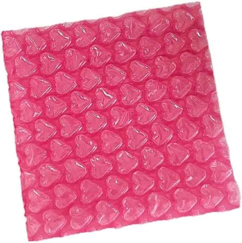 100 قطعة من أكياس فقاعات الحب على شكل قلب، أكياس إسفنجية مزدوجة الجدران، أغطية عبوات مناسبة لتخزين MOV، أحمر وردي، S in Kuwait