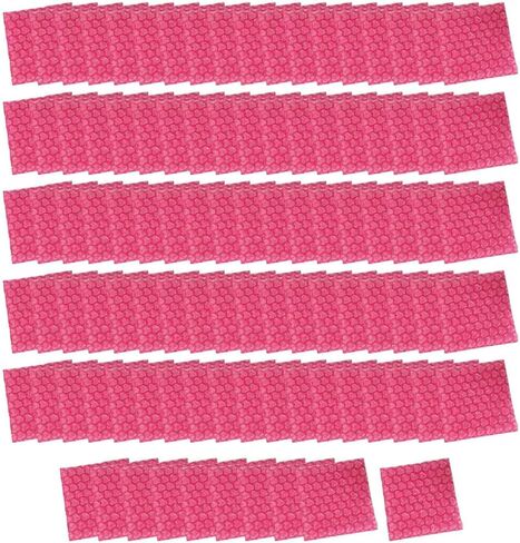 100 قطعة من أكياس فقاعات الحب على شكل قلب، أكياس إسفنجية مزدوجة الجدران، أغطية عبوات مناسبة لتخزين MOV، أحمر وردي، S in Kuwait