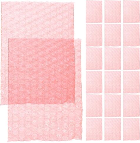 INOOMP 100Pcs Red Anti-Static Small Bubble Pouch 10X15Cm Thick Shockproof Protective Packing Shipping Bubble Mailers for Electronics and Small Business in Saudi Arabia