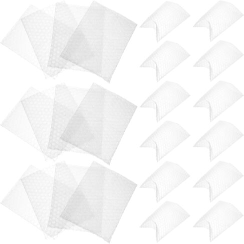 100 قطعة من أكياس الفقاعات الصغيرة من VALICLUD مقاس 5.91 × 3.94 بوصة أكياس فقاعات واقية مزدوجة الجدار للشحن وتغليف التوسيد للأعمال الصغيرة والتخزين in Kuwait