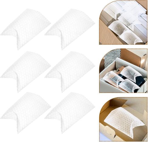 GARVALON 100 Pcs Small Bubble Pouch 5.91 X 3.94 Inches Double Wall Plastic Bubble Packing Bags Shockproof Protective Storage Pouches for Shipping and Business Packaging in Kuwait