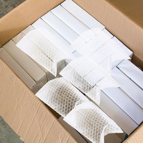 GARVALON 100 Pcs Small Bubble Pouch 5.91 X 3.94 Inches Double Wall Plastic Bubble Packing Bags Shockproof Protective Storage Pouches for Shipping and Business Packaging in Kuwait