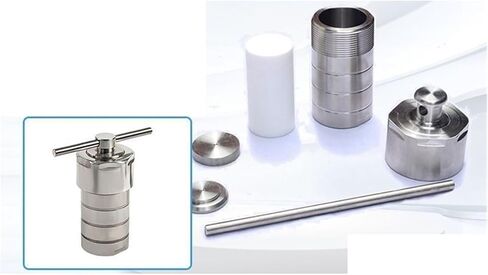 Laboratory hydrothermal Kettle 25ml/50ml/100ml/200ml/500ml/1000ml hydrothermal Synthesis Reaction Kettle(1000ML Complete Set) in Saudi Arabia