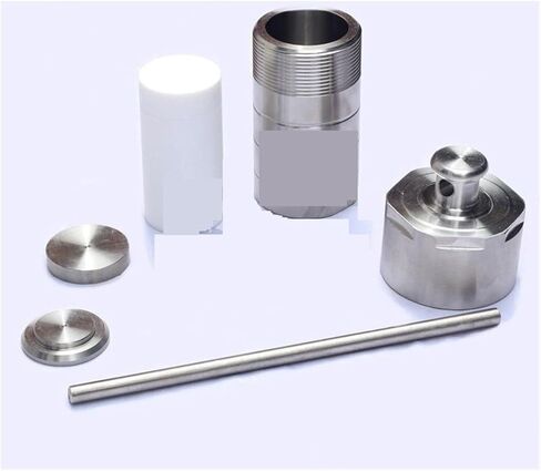 Laboratory hydrothermal Kettle 25ml/50ml/100ml/200ml/500ml/1000ml hydrothermal Synthesis Reaction Kettle(1000ML Complete Set) in Saudi Arabia