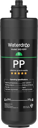 فلتر مياه Waterdrop WD-10PP تحت الحوض، بديل لنظام تصفية المياه Waterdrop TSA & TSB &TSB-CM ثلاثي المراحل تحت الحوض in Kuwait