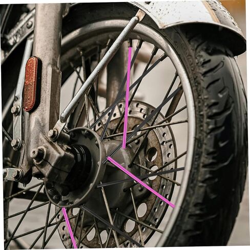 مجموعة أغطية حافة الدراجة الملونة 144 قطعة للدراجات النارية والدراجات الجبلية وأكمام واقية من الجلد للأوساخ وملحقات ملائمة عالمية in Kuwait