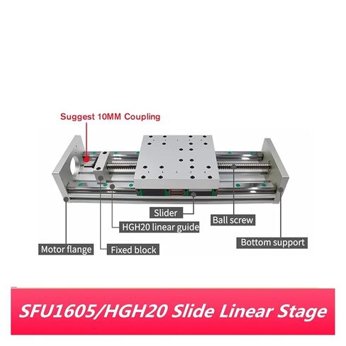 XYZ axis Sliding Linear Platform with SFU1605 Ball Screw and HGH20 Guide Rail.(750mm) in Saudi Arabia