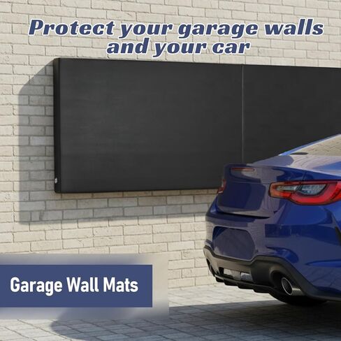 وسادات حائط لصالة الألعاب الرياضية، وسادة حائط سميكة مقاس 2 بوصة، واقي تثبيت على الحائط لملعب كرة السلة، مقاس 60 بوصة طول × 24 بوصة عرض، سجادات تمارين مضادة للتصادمات للطابق السفلي من التايكوندو (أسود) in Kuwait