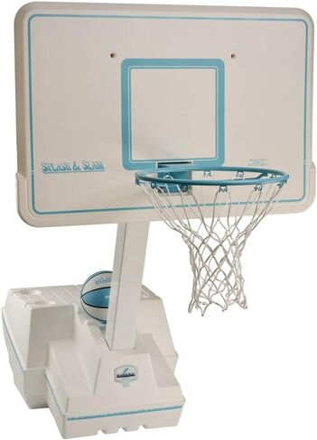 Dunn-Rite Products 18 Inch Splash and Slam RIM150 Outdoor Stainless Steel Vinyl Coated Swimming Pool Backboard Replacement Basketball Hoop Rim, Blue in Kuwait