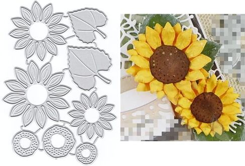 Heart Shaped Stamen Metal Cutting Dies for Card Making, Paper Embossing Die Cuts Kit Templates Supplies, Photo Frame Album DIY Scrapbooking Stencils Sets in Saudi Arabia