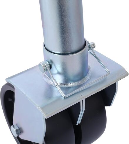Gecheer Trailer Tongue Jack with PP Wheels – 1500 lb Bolt-On Swing-Away Jack for Boat, RV, Horse & Utility Trailers – 34.5 in Height, Side-Wind Crank, Galvanized Steel in Kuwait