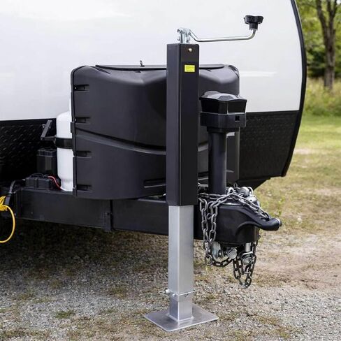 مقبس مقطورة لحام علوي بوزن 8.000 رطل، مقبس رياح جانبي أنبوبي مربع عالي التحمل مع ساق متدلية 15 بوصة، قدرة رفع 24 بوصة للتخييم والقوارب ومقطورات RV in Kuwait