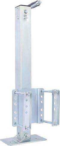 Gecheer Heavy Duty Trailer Jack with Drop Leg, Fixed Mount, 28.6 in Lift, 2500 lb Capacity, Bolt-On Design for 3" x 5" Trailer Frames in Kuwait