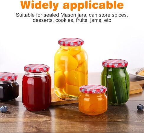 PRETYZOOM 40pcs Mason Jar Lids 2.4" Screw Canning Lids Regular Open Mouth Metal Caps for Canning Jars Jam Jelly Bottles Food Storage in Saudi Arabia