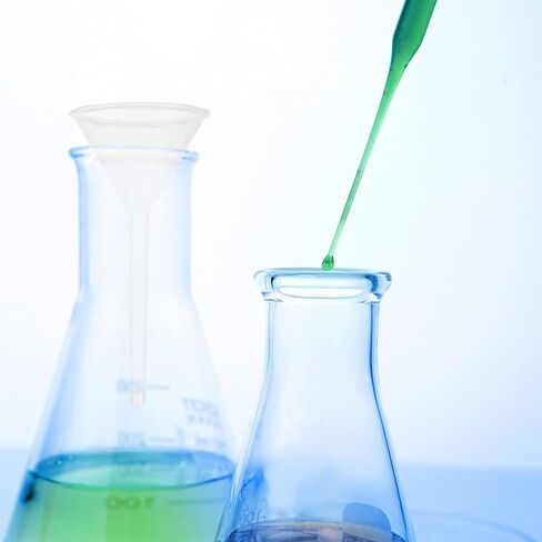 BESTYASH 10pcs 75mm Laboratory Plastic Filling Funnels, Pp Triangular Scientific Filter Funnels for Liquid Transfer and Filtration in Lab Settings in Kuwait