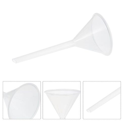 BESTYASH 10pcs 75mm Laboratory Plastic Filling Funnels, Pp Triangular Scientific Filter Funnels for Liquid Transfer and Filtration in Lab Settings in Kuwait