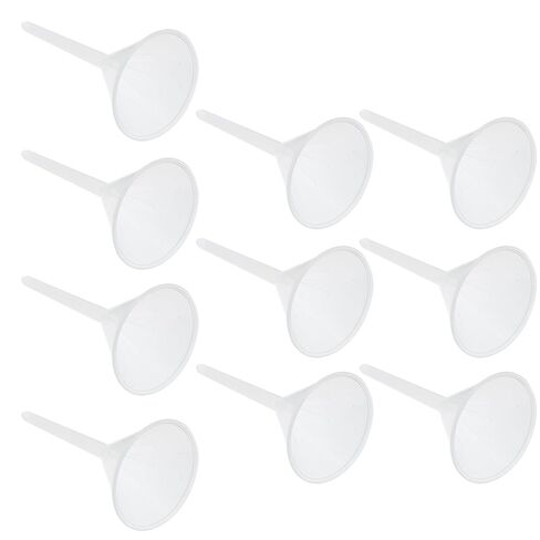 NUOBESTY 12pcs 75mm Laboratory Plastic Filling Funnels, Pp Triangular Filter Funnels for Scientific Liquid Transfer and Dispensing in Lab and Industrial Use in Saudi Arabia