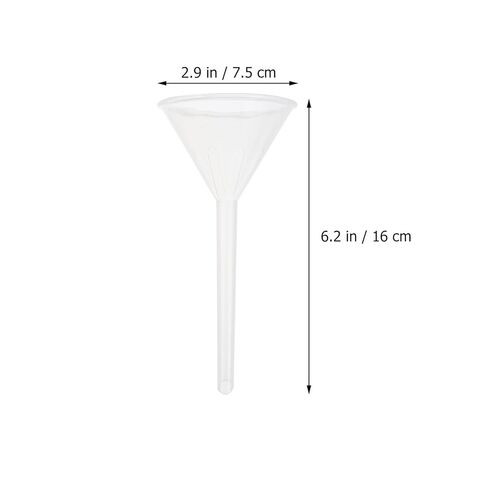 NUOBESTY 12pcs 75mm Laboratory Plastic Filling Funnels, Pp Triangular Filter Funnels for Scientific Liquid Transfer and Dispensing in Lab and Industrial Use in Saudi Arabia
