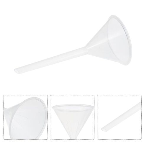 NUOBESTY 12pcs 75mm Laboratory Plastic Filling Funnels, Pp Triangular Filter Funnels for Scientific Liquid Transfer and Dispensing in Lab and Industrial Use in Saudi Arabia
