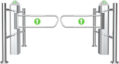 باب دوار تلقائي للمدخل العام مع بوابة متأرجحة للكشف عن الأشعة تحت الحمراء مع مؤشرات LED للوصول في اتجاه واحد in Kuwait